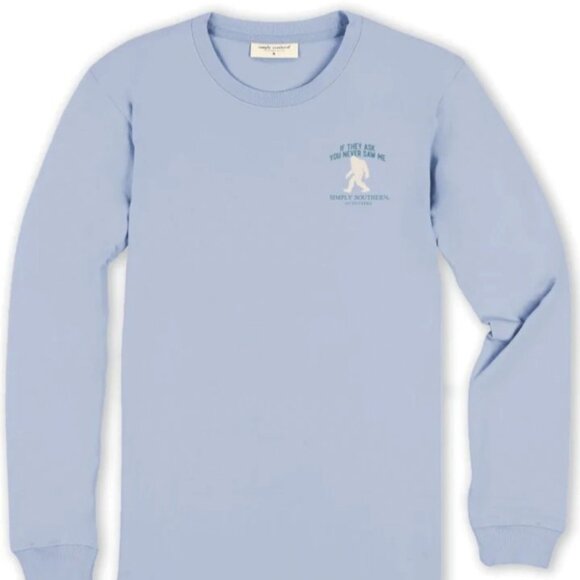 Sasquatch Old Fashioned Boys Club Simply Southern Long Sleeve Shirt - Picture 2 of 3